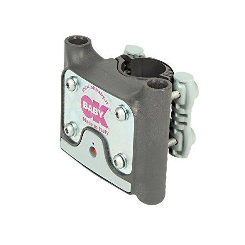 OKBABY - Blocco di Fissaggio alla Bici per Seggiolini Posteriori - per Seggiolini OKBABY Baby Shield, Sirius, 10+ e Eggy