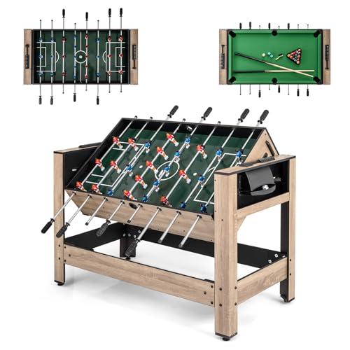 COSTWAY 2 in 1 Calcio Balilla Ribaltabile, 49