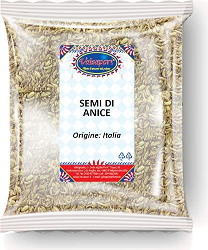 Semi di Anice 100% Naturali - Busta da 250g | Semi Aromatici per Tisane, Liquori e Piatti Tradizionali dal Sapore Unico