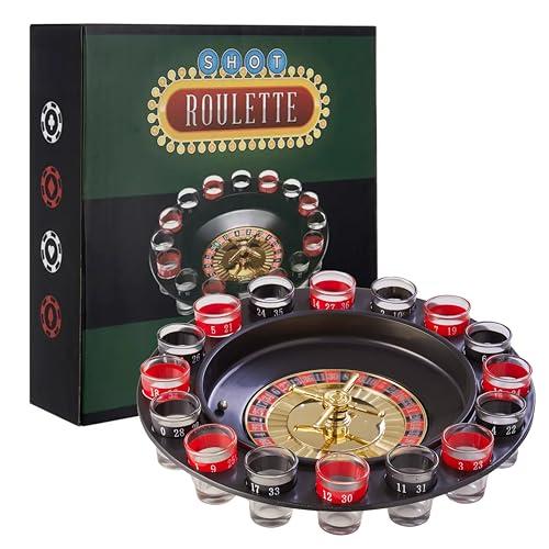 PREMIER Housewares 1404607 Roulette, Gioco da Bere, 16 Bicchierini