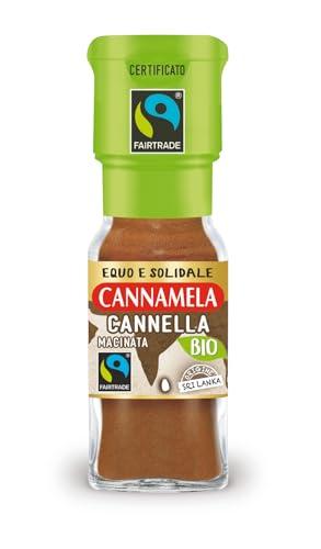 Cannamela – Fairtrade BIO, Cannella macinata, Confezione da 21g. Ideale per strudel e torte di mele, brasati, confetture e vin brulè