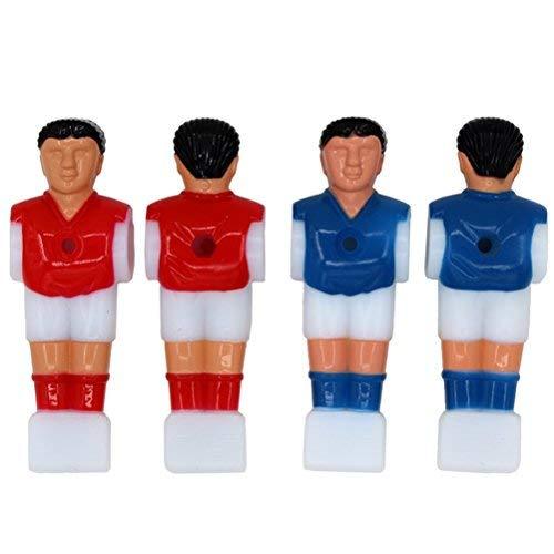 TOYMYTOY SET Giocatori per calcio balilla in Rosso e Blu 4PCS