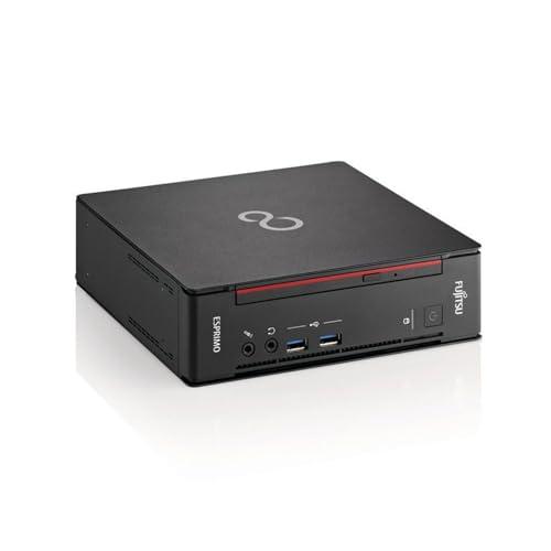Fujitsu Esprimo - Mini Pc Computer Fisso Desktop - Intel i5-7400T 4 Core 2.7 GHz - Ram 8GB DDR4 SSD 256GB, DVI + DP - Pronto All'Uso con Chiavetta WiFi in Omaggio (Ricondizionato)