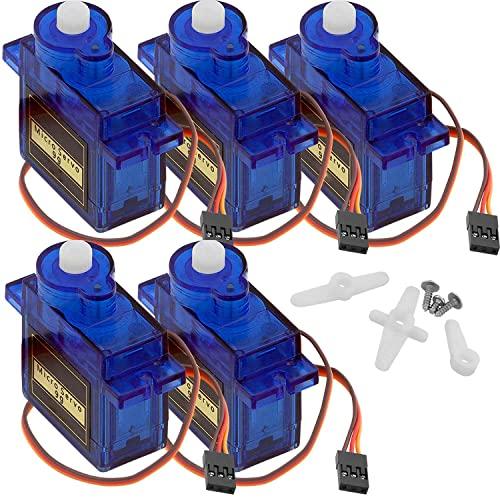 AZDelivery 3 x Micro Servo compatibile con SG90 Servomotore 9G RC per Robot Elicottero Aereo compatibile con Arduino incluso un E-Book!