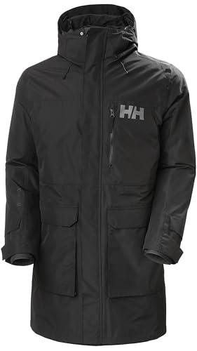 Helly Hansen Hommes Manteau de gréement, Noir, XL