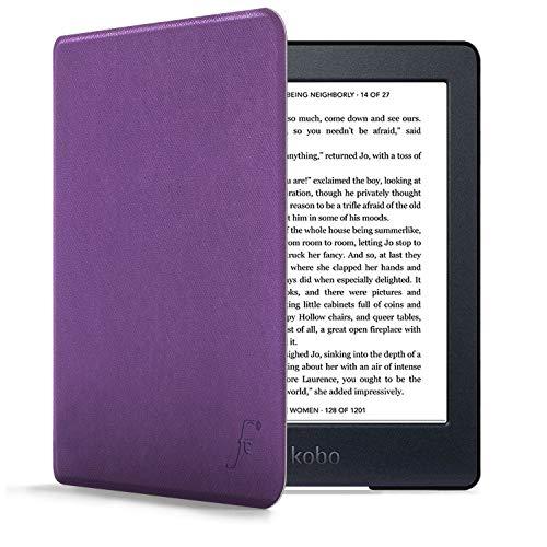 Forefront Cases Custodia per Kobo Nia - Custodia Protettiva Magnetica per Kobo Nia (Modello: 2020) - Smart Auto Sveglia Sonno Funzione - Sottile, Leggero Cover - Viola