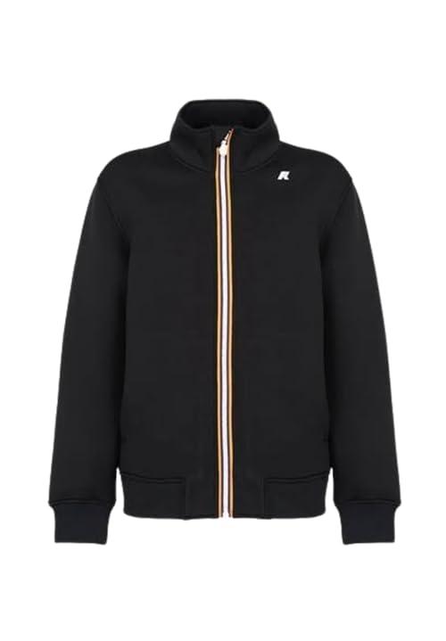 K-Way Felpa Uomo in Neoprene K2125LW Finn Spacer Nero (IT, Testo, L, Regular, Regular, Nero)