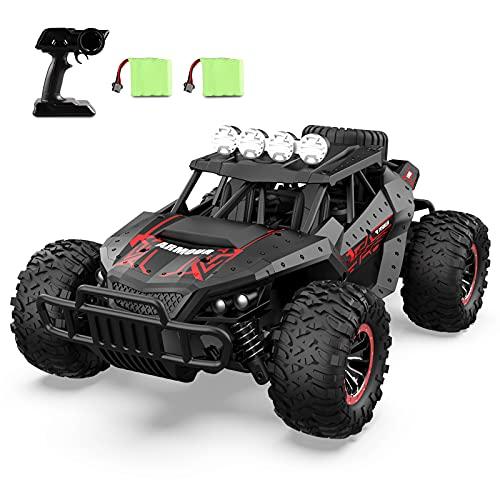 Macchina Telecomandata 2,4GHz con Due Batterie di 70 minuti Auto Telecomandata Alta Velocità Off Road Vehicle 20KM / H RC Auto 1:16 di Tutto Terreno,Perfetto Regalo per Bambini e Ragazzi