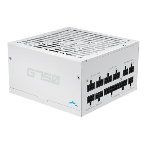 SAMA G750 Alimentatore – 750W Full Modulare, 80 PLUS Gold, Compatibile ATX 3.1 & PCIe 5.1, Condensatori Giapponesi, Ventola FDB 150 mm, Supporto GPU RTX Serie 50/40 - Bianco