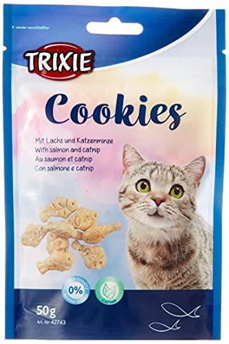 Trixie 42743 biscotti con salmone e catnip, 50 g (confezione da 1)