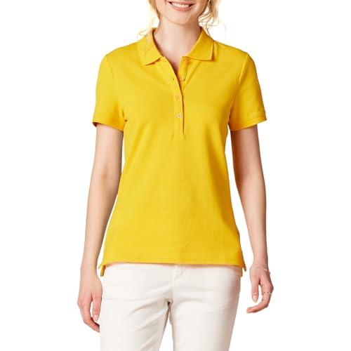 Amazon Essentials Polo A Manica Corta (Taglie Forti Disponibili) Donna, Giallo Drato, M