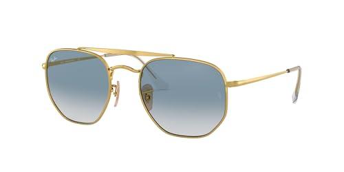 Ray-Ban 0rb3648 001/3f 54 Occhiali da Sole, Oro (Gold/Clear Gradient Blue), Taglia Unica Unisex-Adulto