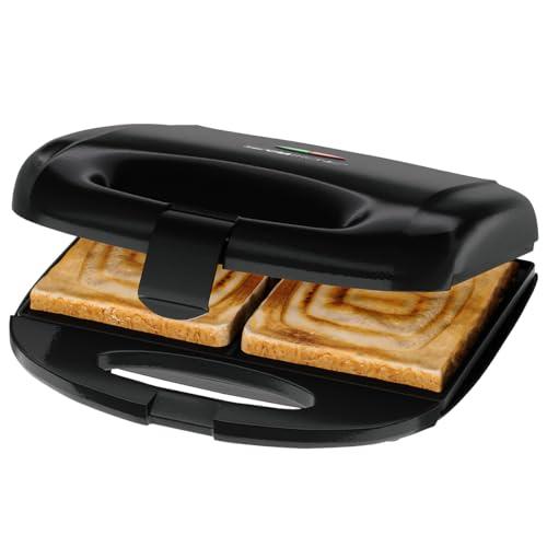 Macchina per sandwich/croque-monsieur nera Clatronic ST3814-nera