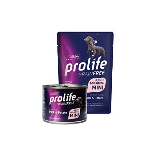 PROLIFE DOG GRAIN FREE ADULT MINI PORK & POTATO BUSTA 100 GR