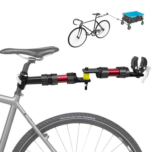 Mimoke Adattatore per rimorchio bicicletta – design modulare in nylon, sistema di smorzamento e sterzo, adatto per biciclette con diametro del tubo del sedile 27 – 32 mm