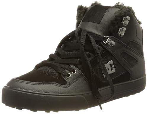 DC Shoes Pure High Top WC Winter - Scarpe da Skateboard Uomo, Nero (Black/Black/Black 3bk), 39 EU