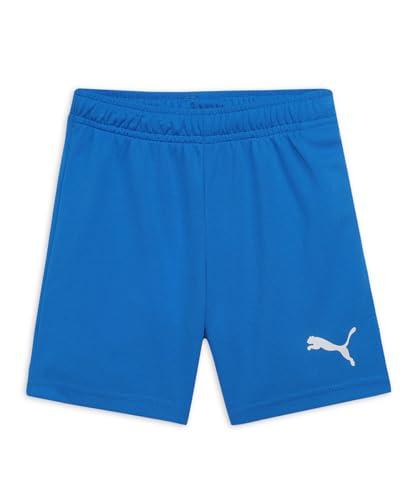 PUMA teamRISE Short Jr, Pantaloncini Unisex - Bambini e Ragazzi, Electric Blue Lemonade/White, 152