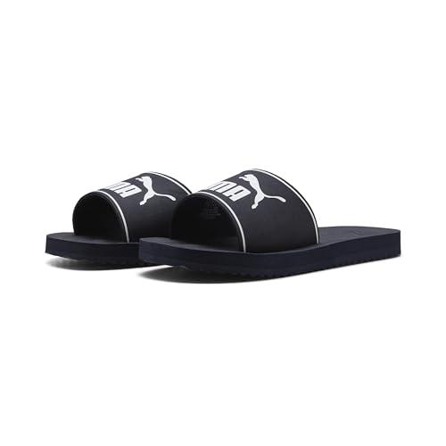 PUMA Sandali unisex Purecat 2.0 Slide, New Navy PUMA Bianco, 43 EU