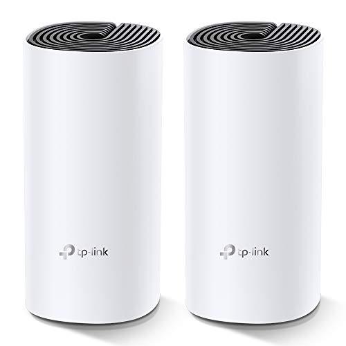 TP-Link Deco M4 Wifi Mesh, Dual Band AC1200, 2 Porte Ethernet Gigabit, Modalità router e access point, Parental Control, 2 Pezzi con Copertura Fino a 260m2