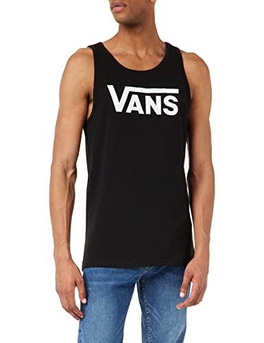 Vans Classic Tank T-shirt, Nero (Black-white Y28), Small Uomo