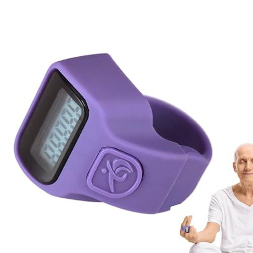 Contatore elettronico per Dito,Contatore per Dito, Contatore Digitale Portatile, Cronometro, contatore da Dito per Coaching, contatore a cifre con Display LCD per Scuola di Formazione