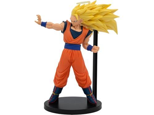 Banpresto Goku Super Saiyan 3 (Vs Majin Buu) Dragon Ball Z - Match Makers 17 cm, multicolore, BP29078P, ideale per i fan degli anime