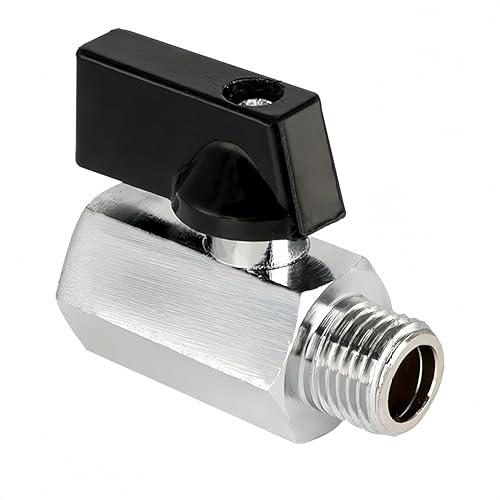 Mini valvola a sfera in ottone femmina G1/4