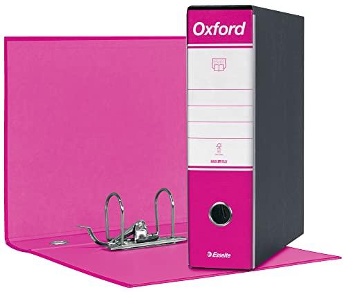 ESSELTE G83 OXFORD Registratore - f.to commerciale dorso 8 cm - Fucsia - 1 Pezzo - 390783900