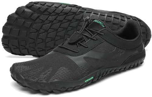 SAGUARO Scarpe Barefoot Minimaliste Uomo Donna Scarpe Multisport per Corsa/Allenamento/Trekking/Trail Running/Palestra - Morbido Comode e Leggere, Nero Petrolio, 42 EU