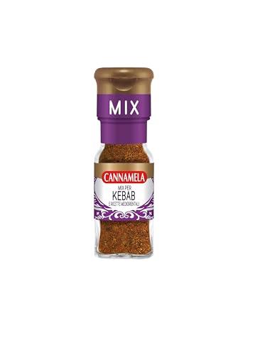 Cannamela - Linea Oro Mix, Miscela per Kebab e Ricette Mediorientale, Confezione da 25g. Mix di spezie con Paprika dolce, Cumino, Pepe nero, Aglio, Basilico, Cipolla, Senape