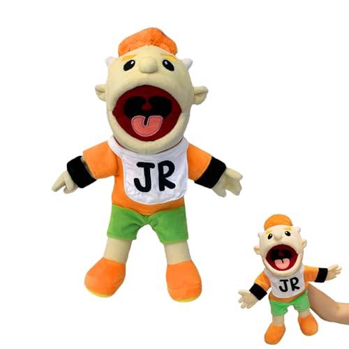 Jeffy Marionette a mano per bambini JR Marionette da mano per ruolo, carini burattini in stile cartone animato per adulti e bambini, performance interattiva narrazione