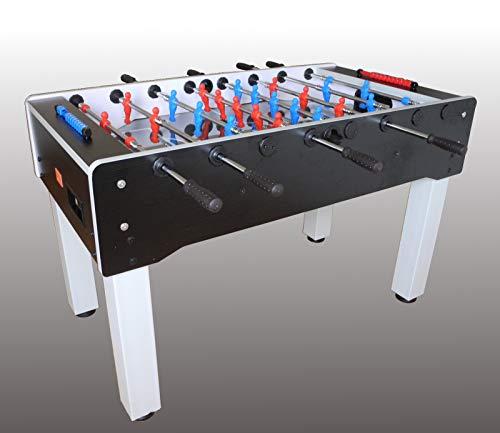 NG Biliardi Calcio Balilla Professionale PLUTONE con aste telescopiche e Piano in Vetro