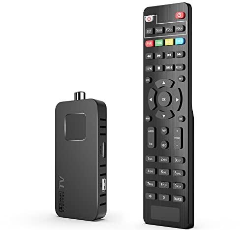 DCOLOR Decoder DVB-T2 Decoder Digitale Terrestre 2024 - Mini Chiavetta TV HDMI Nascosta Dietro la TV