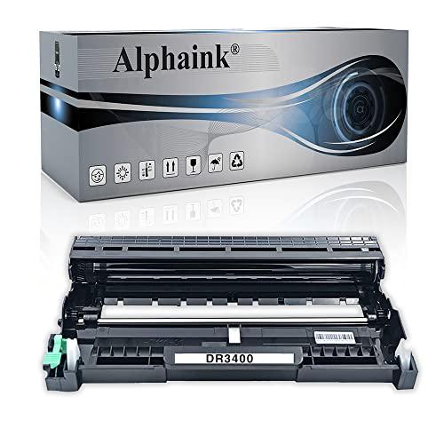 alphaink Tamburo Compatibile con Brother DR-3400 DR3400 per stampanti Brother DCP-L5500DN L6600DW HL-L5000D L5100DN L5100DNT L5200DW L5200DWT L6250DN L6300DW L6300DWT MFC-L5700DN L5750DW MFC-L6800DW