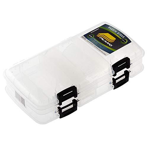 Plano Double-Sided StowAway Medium 3400 Double Sided Tackle Box Scatola per la conservazione dell'attrezzatura da pesca, tackle box compatta, cartella, ottima per conservare esche