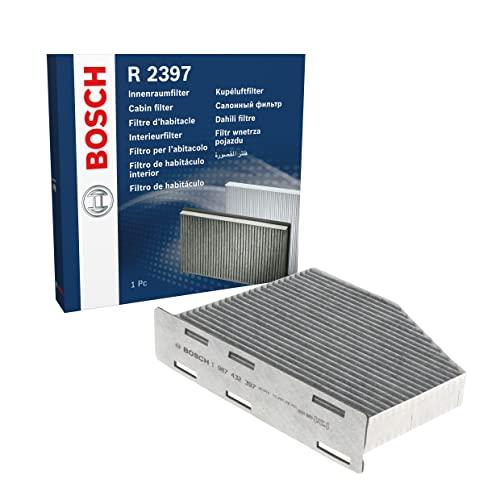 Bosch Filtro Abitacolo ai Carboni Attivi R2397, Filtro di Ricambio - Contro cattivi odori, polline e polvere per un'aria più pulita all'interno del veicolo