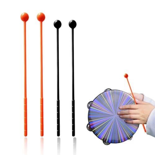 Xylophone Accessories, 4 Pezzi Percussioni Bacchette per Batteria, Marimba Accessories, Glockenspiel Accessories, Drum Sticks, Campana Bacchette Per Glockenspiel Xilofono