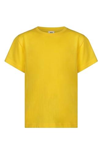 Mukua Melbourne Kids Maglietta da Bambino a Maniche Corte, Colore Giallo, Taglia 9/11, Giallo, 9-11 Anni