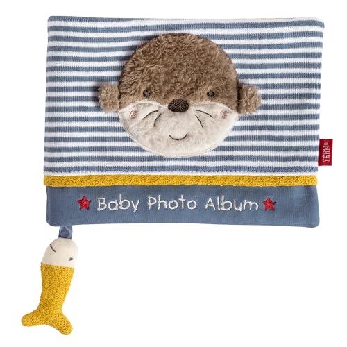 Fehn Fotoalbum Otter – Entdecken, Forschen, Fühlen: Mit dem Stoff-Fotoalbum spielerisch Gesichter merken und Namen lernen, für Babys und Kleinkinder ab 0+ Monaten