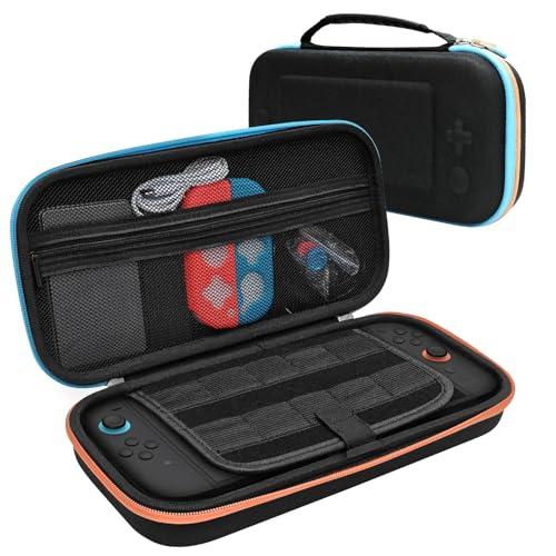 MANKIW Custodia per Nintendo Switch 2, Borsa Protettiva Portatile per Switch 2 (2025), con 10 Slot per Schede di Gioco, Spazio per Console e Accessori