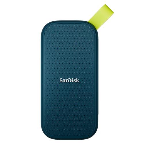 SanDisk SSD Portatile 2 TB (SSD externa con velocità di lettura fino a 800 MB/s, resistente alle cadute da un massimo di due metri, gancio in gomma) Monterey