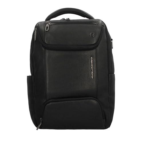 Zaino PC 13 in pelle nero