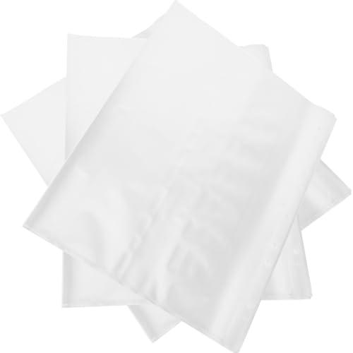 Ciieeo Porta Pettorale Trasparente da Corsa in PVC Bianco Resistente allo Strappo 100 Pezzi Tasche per Documenti e Uso Quotidiano