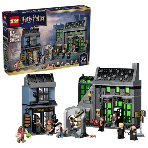 LEGO Harry Potter Negozi di Magia di Notturn Alley - Giocattolo in Miniatura con 8 Minifigure e Patronus da Collezione - Decorazione Cameretta - Regalo per Bambine e Bambini da 8 Anni in su - 76471