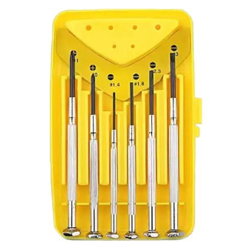 Set di cacciaviti piccoli 6 in 1, mini kit di riparazione magnetico di precisione