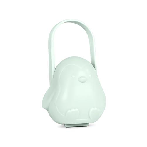 Portaciuccio Miniland Mint Dolce, copri ciuccio con manico flessibile da appendere al carrello, alla borsa o al lettino