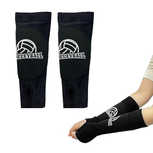 MAXQUU 1 paio di protezioni per braccio da pallavolo, in spugna, per collisione, da pallavolo, da donna