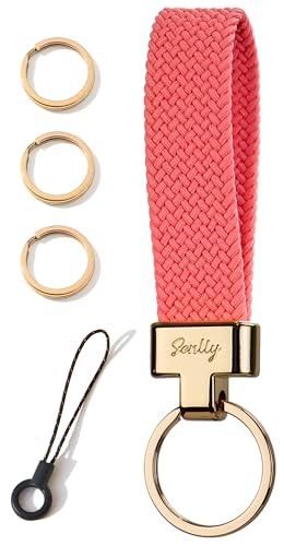 SENLLY Portachiavi per Auto, Minimalista Portachiavi Elastico, Cordino per Car Key Fob