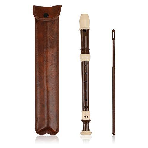 Flauto Dolce Soprano Recorder a 8 Fori Barocco Chiave di C Flauto per Bambini con Istruzioni per la Diteggiatura