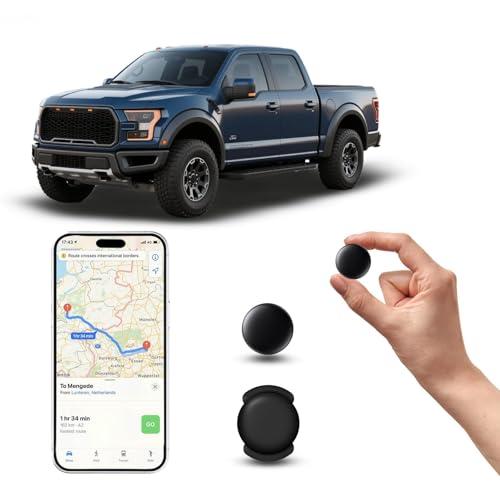 GPS Tracker per Auto, Magnetico Nascosto Localizzatore Gps Senza SIM, GPS Auto Localizzatore Compatibile con Apple Find My App per Bambini, Auto, Animali Domestici (1 nero)